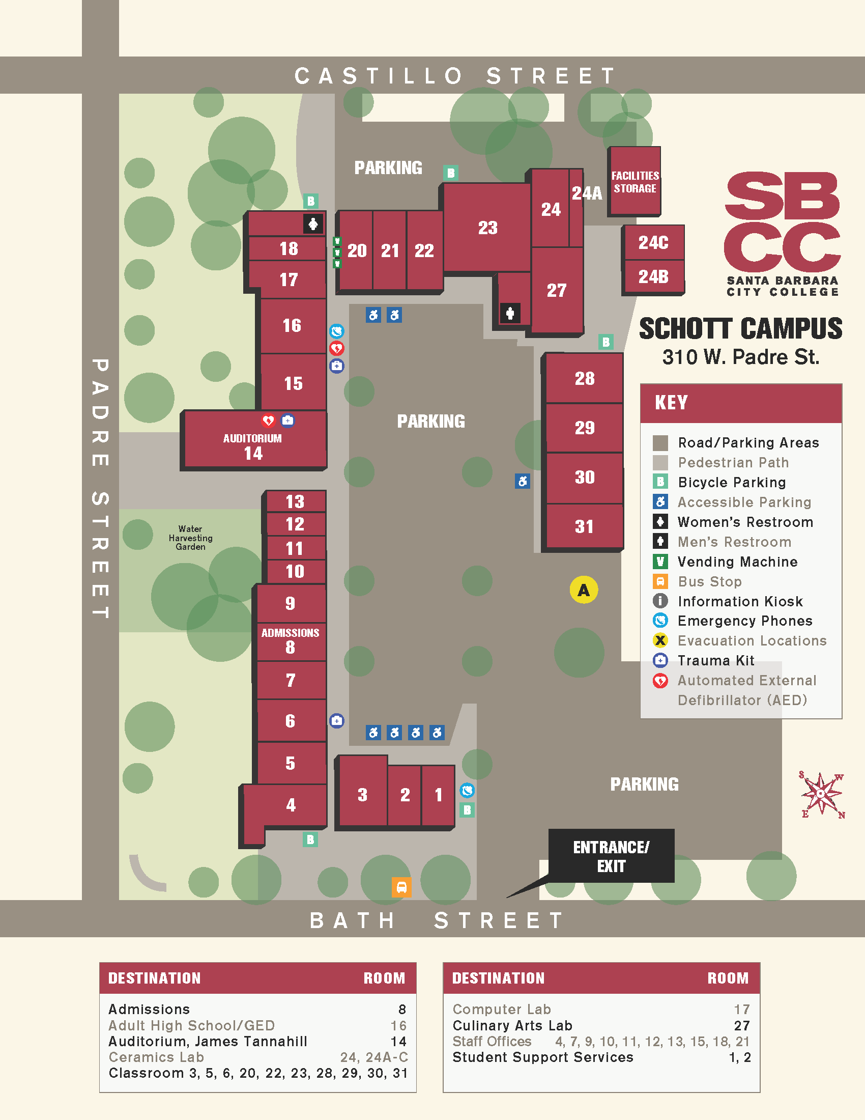 Schott Evacuation Map